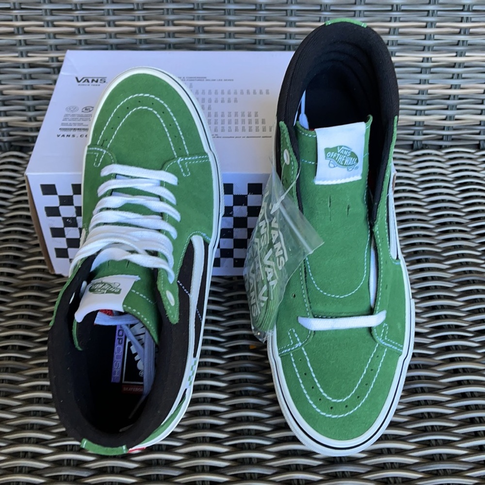 Vans Skate Sk8-Hi Juniper/Black MENS - Picture 13 of 16